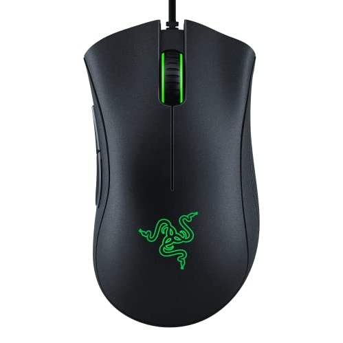 Ігрова миша Razer DeathAdder Essential: оптичний датчик 6400 DPI - 5 програмованих кнопок - механічні перемикачі - гумові бічні ручки - класичний чорний