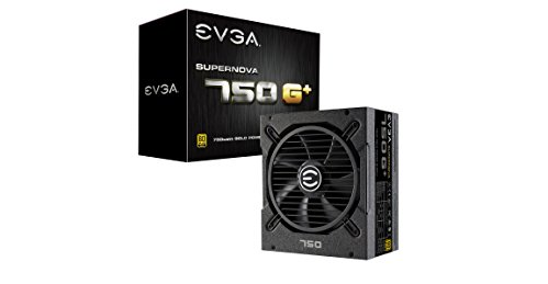 EVGA SuperNOVA 750 G+, 80 Plus Gold 750 Вт, повністю модульний, вентилятор FDB, 10 років гарантії, включає в себе тестер для самотестування, джерело живлення 120-GP-0750-X1