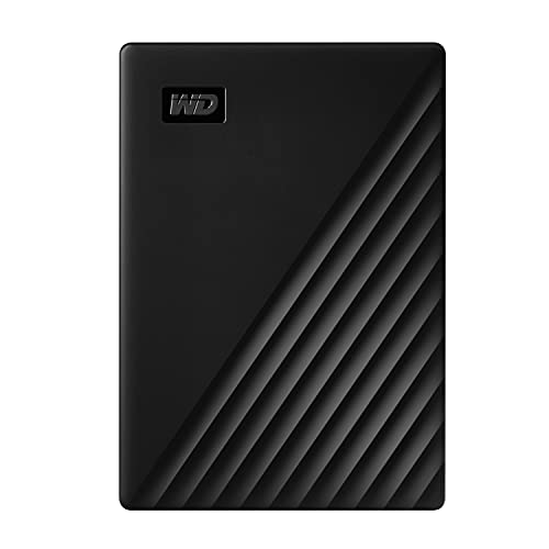 Портативний зовнішній жорсткий диск WD 2TB My Passport, сумісний з USB 3.0, USB 2.0, чорний - WDBYVG0020BBK-WESN