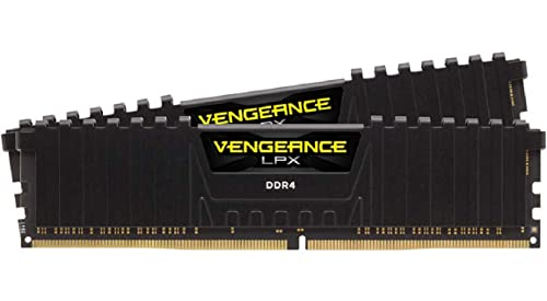 Corsair Vengeance LPX 16GB (2x8GB) DDR4 DRAM 3200MHz C16 Desktop Memory Kit - чорний (CMK16GX4M2B3200C16)