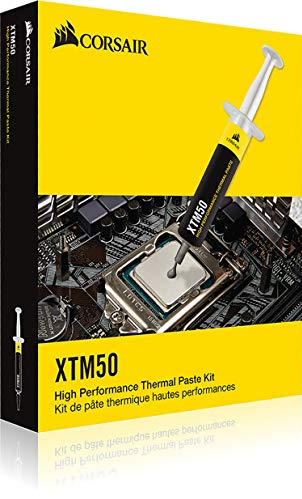 Corsair XTM50 High Performance Thermal Compound Paste | ЦП/ГП із наднизьким тепловим опором | 5 грам | з аплікатором