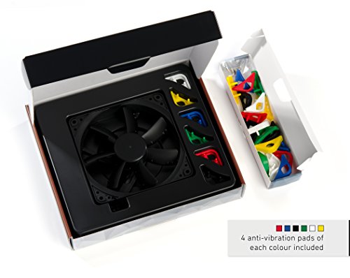 Noctua NF-S12A PWM chromax.Black.swap, Premium Quiet Fan, 4-Pin (120mm, Black)