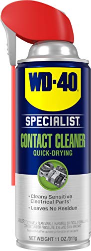 WD-40 Specialist Electrical Contact Cleaner Spray - засіб для чищення електронного та електричного обладнання. 11 унцій (1 шт.) - 300554-E