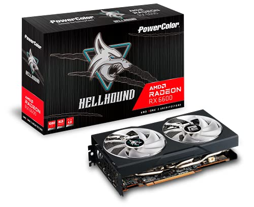 Відеокарта PowerColor Hellhound AMD Radeon RX 6600 з пам'яттю GDDR6 8 ГБ