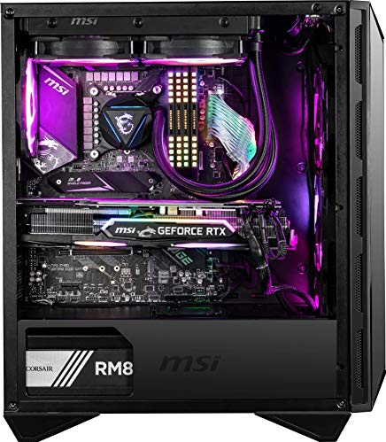 Серія MSI MPG GUNGNIR 110R, корпус ігрового ПК преміум-класу Mid-Tower: бічна панель із загартованого скла, вентилятори ARGB 120 мм, підтримка рідинного охолодження до радіатора 360 мм, двокольоровий дизайн