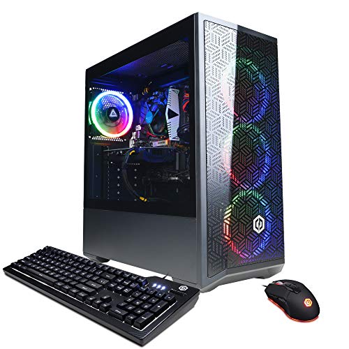 Ігровий ПК CyberpowerPC Gamer Xtreme VR, Intel i5-10400F 2,9 ГГц, GeForce GTX 1660 Super 6 ГБ, 8 ГБ DDR4, 500 ГБ NVMe SSD, підтримка Wi-Fi та Windows 10 Home (GXiVR8060A10)