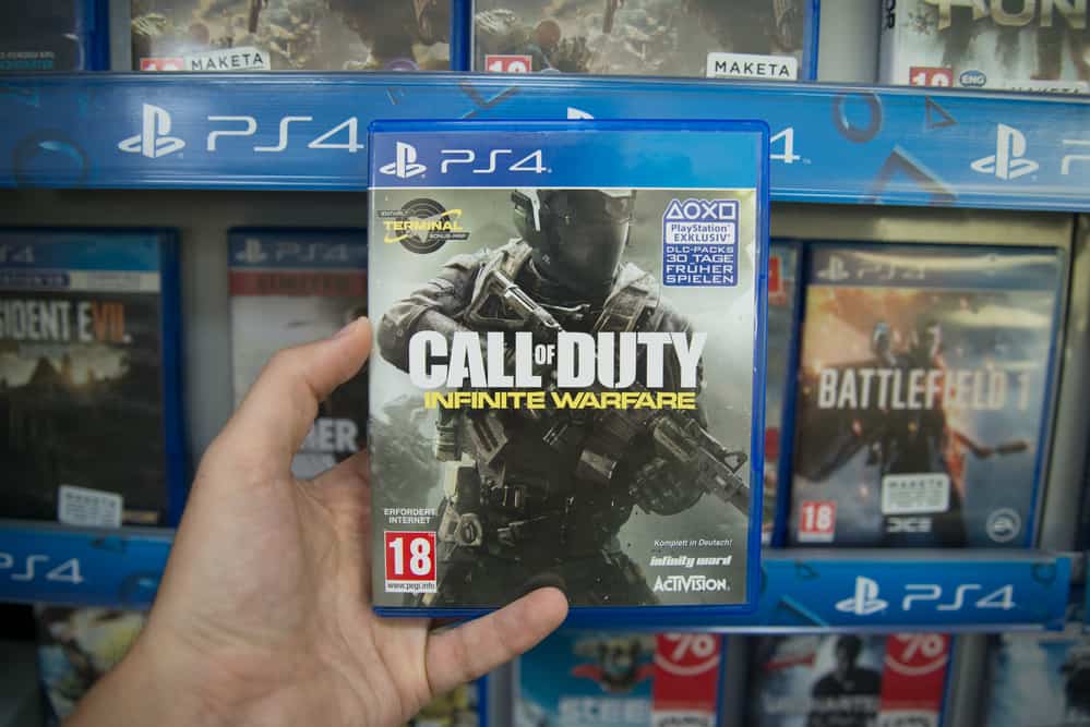 Відеогра Call of Duty infinity warfare від Sony