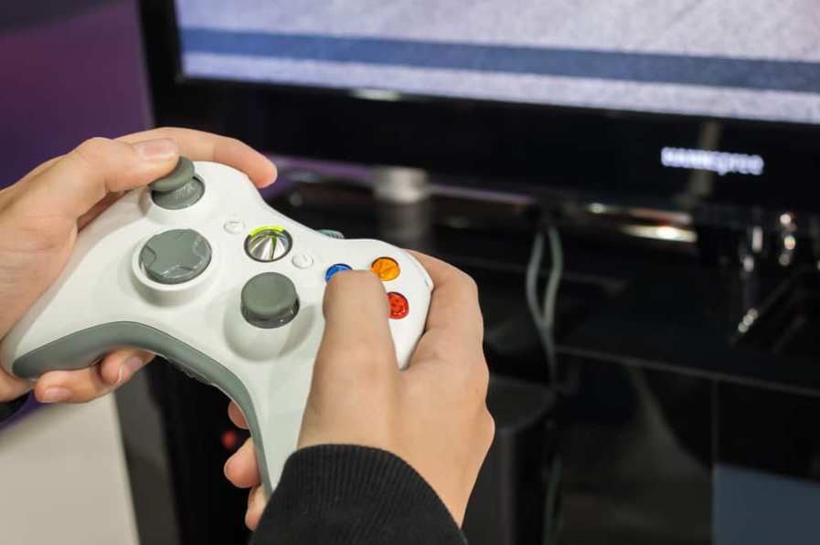 Деталь контролера Xbox на Games Week 2013