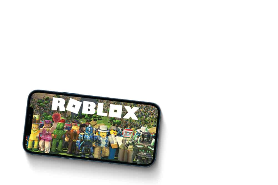 Ігровий додаток Roblox на екрані смартфона
