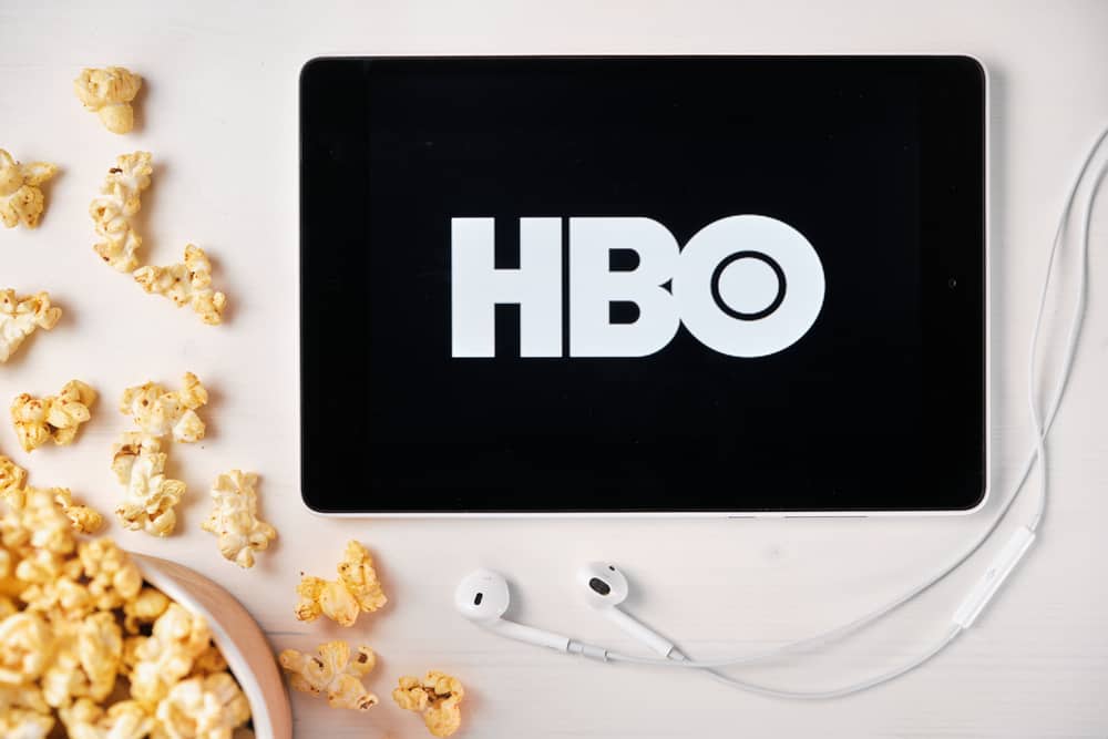 Логотип HBO на екрані