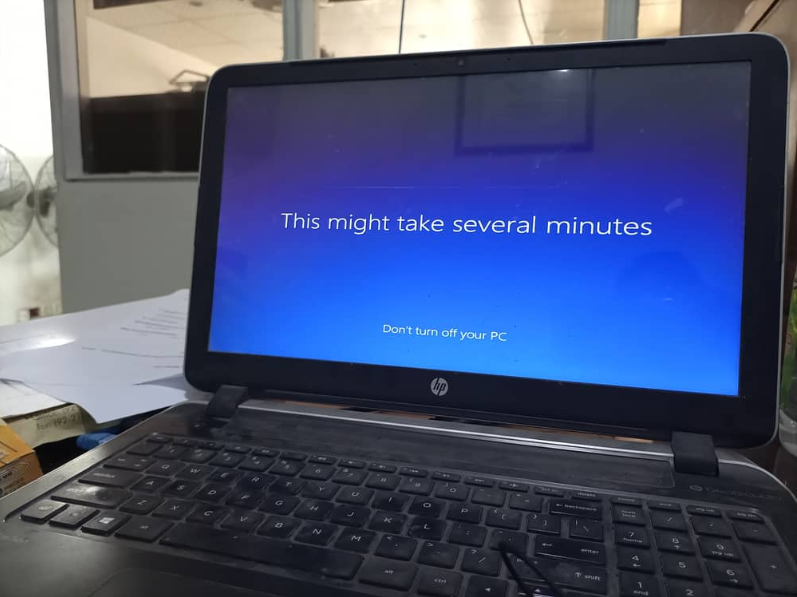 Налаштування екрана оновлення ноутбука hp