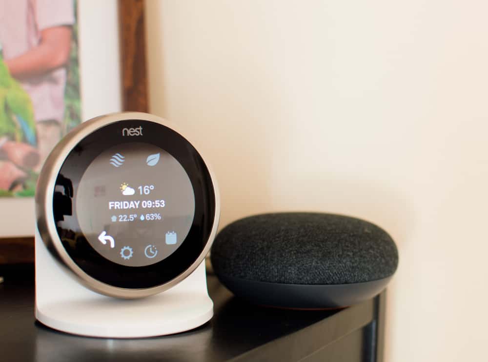 Термостат Nest і Google Home Mini