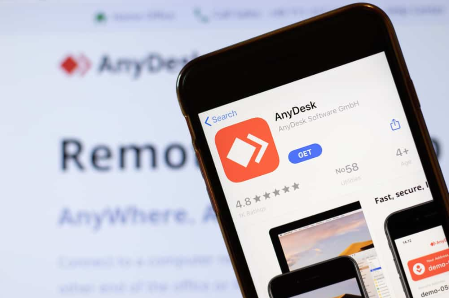 Програма AnyDesk на iphone