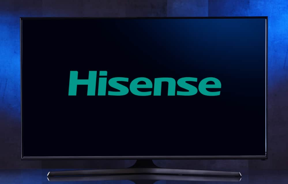 Телевізор із плоским екраном із логотипом Hisense