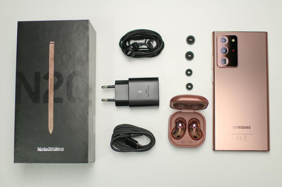 Розпакування Galaxy Note20 Ultra mystic bronze