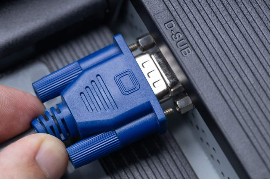 VGA або кабель графічного масиву відео. плагін комп'ютерної графіки