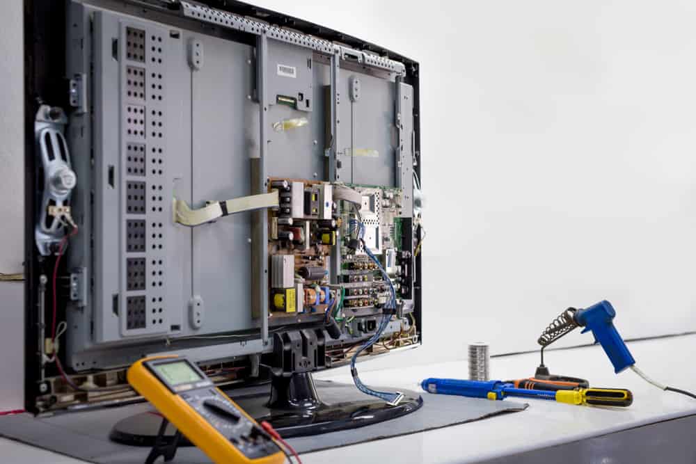 Задня панель телевізора LCD, друкована плата